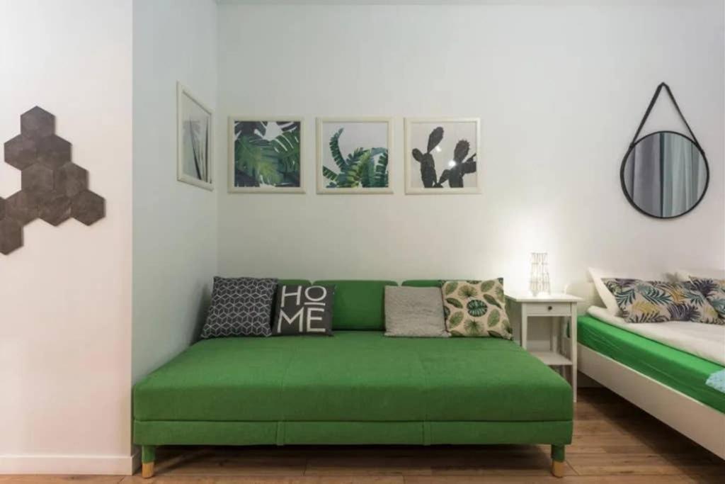 Cozy Modern Studio Green Apartment In Old Town Krakow Bagian luar foto