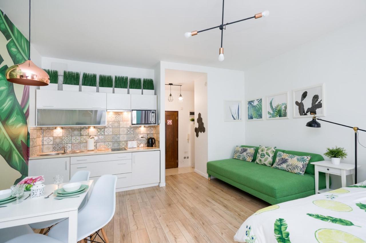 Cozy Modern Studio Green Apartment In Old Town Krakow Bagian luar foto