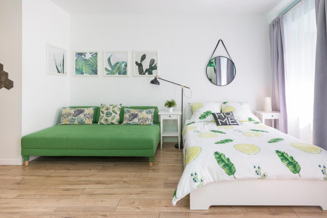 Cozy Modern Studio Green Apartment In Old Town Krakow Bagian luar foto