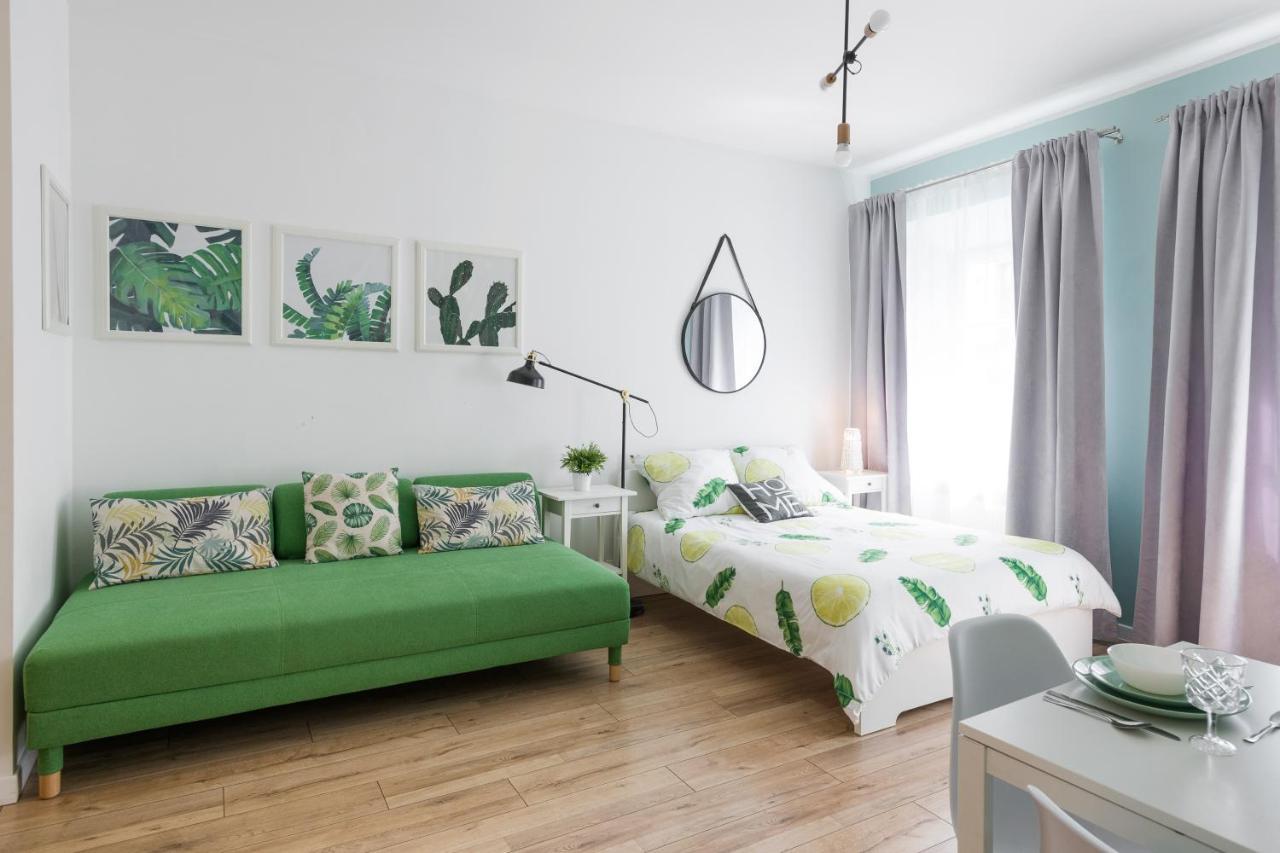Cozy Modern Studio Green Apartment In Old Town Krakow Bagian luar foto